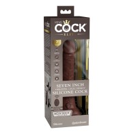 Pene Vibrante de Densidad Dual King Cock Elite con Control Remoto