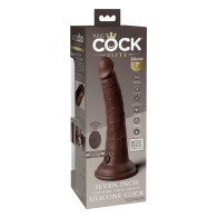 Pene Vibrante de Densidad Dual King Cock Elite con Control Remoto