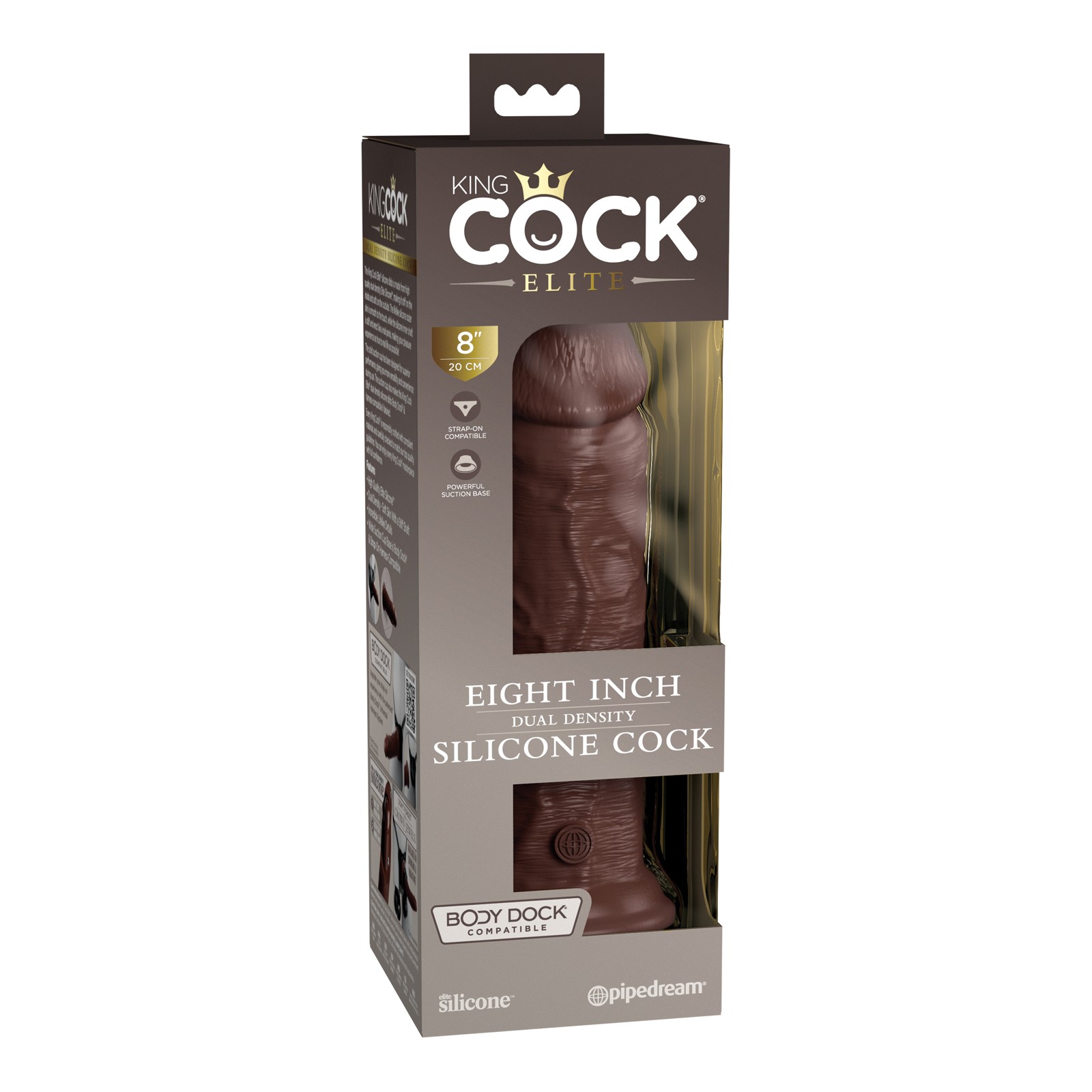 King Cock Elite Dual Density Silicone Cock for Realistic Pleasure