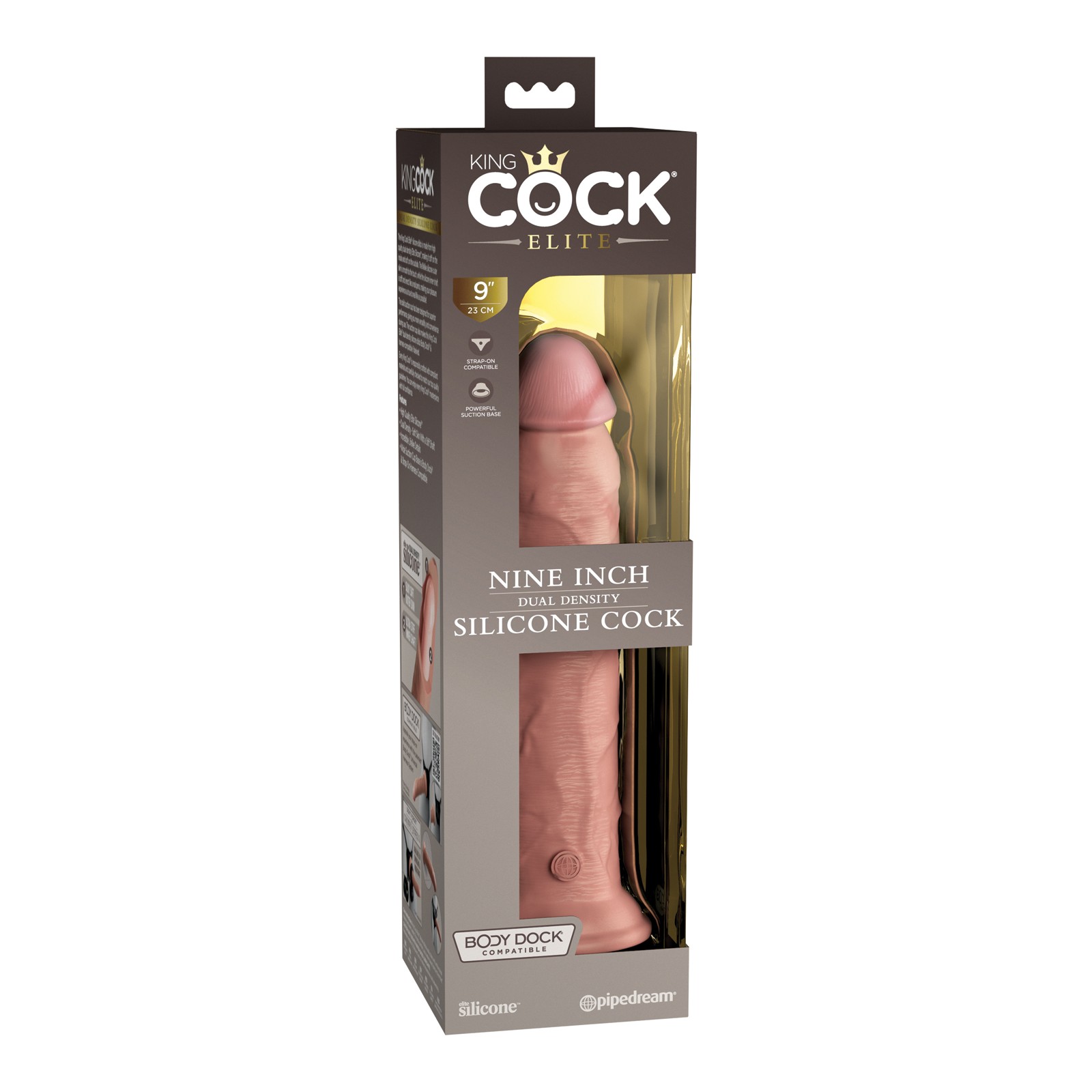 Dildo de Silicona King Cock Elite - Experiencia Realista