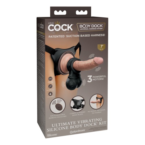 King Cock Elite Ultimate Vibrating Body Dock