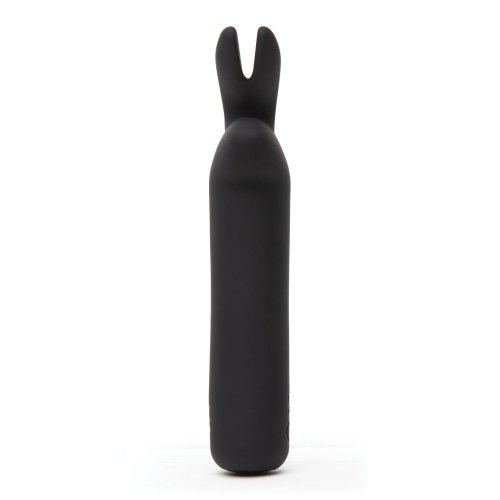 Happy Rabbit Rechargeable Bullet Black - Intense Clitoral Vibes