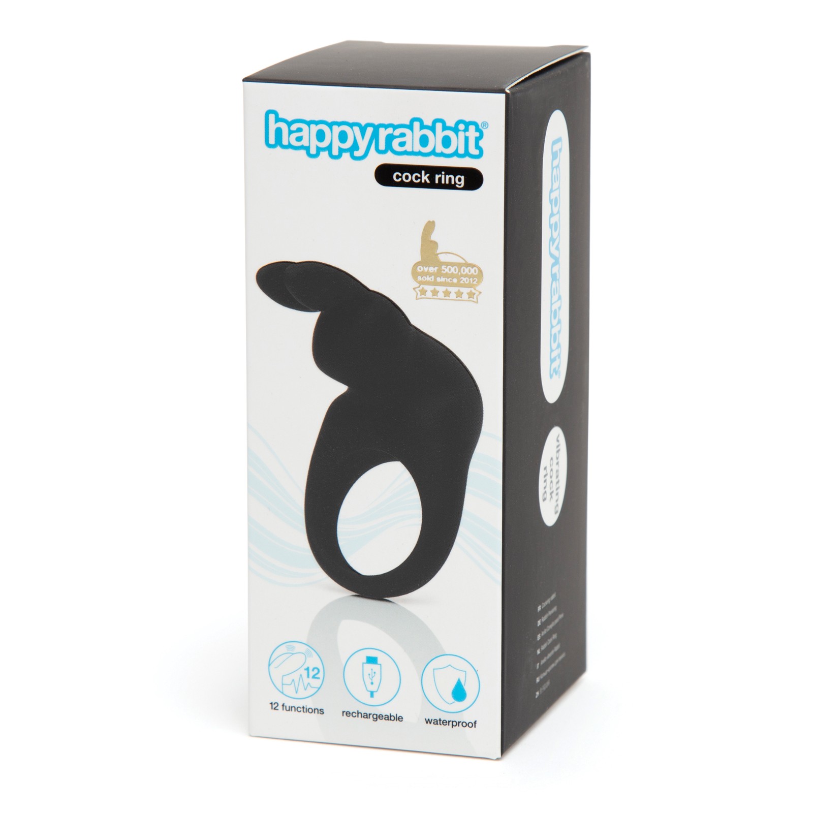 Happy Rabbit Rechargeable Cock Ring Black