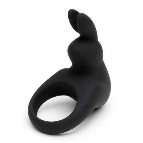 Anillo para el Pene Recargable Happy Rabbit Negro