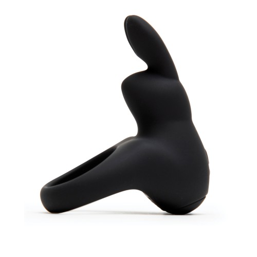 Anillo para el Pene Recargable Happy Rabbit Negro