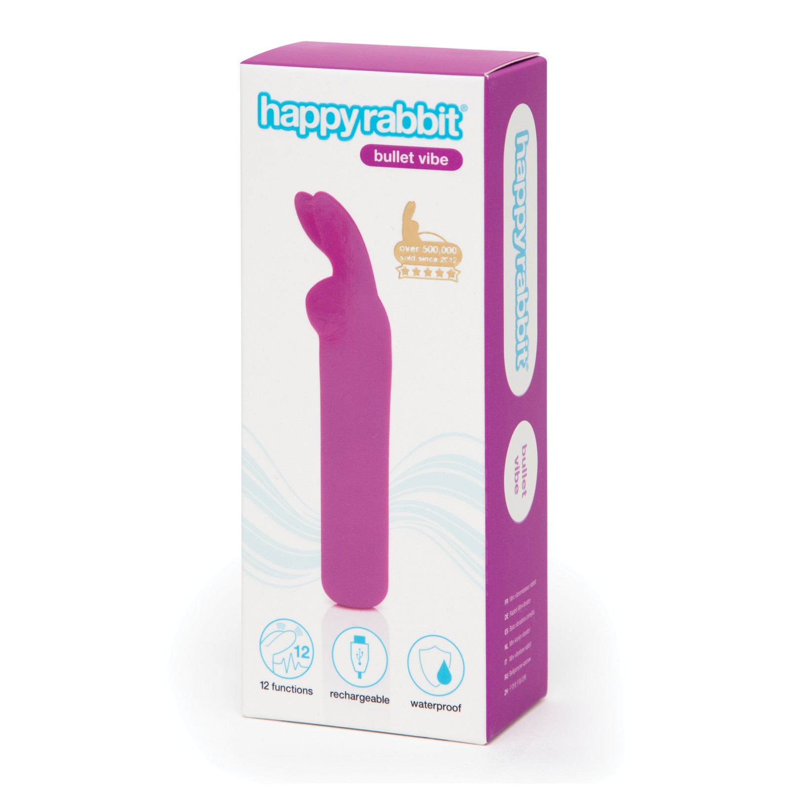 Happy Rabbit Vibrador Bullet Recargable Morado