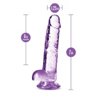 Blush Naturally Yours 7" Dildo Amethyst