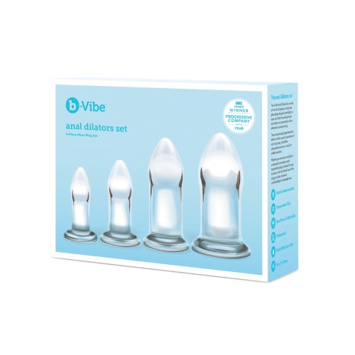 Set de Dilatadores Anal de Vidrio b-Vibe