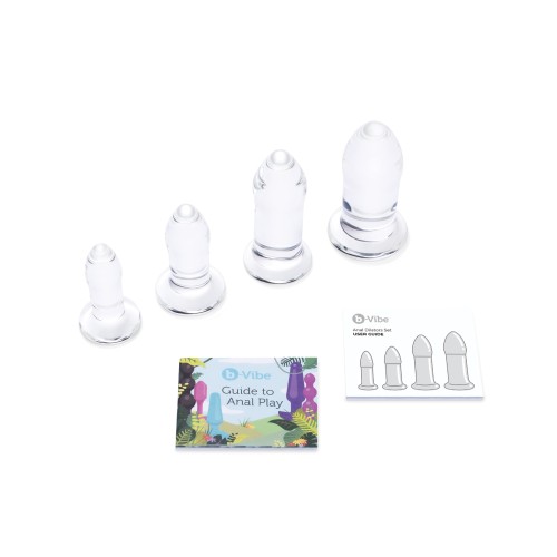 b-Vibe Glass Anal Dilator Set