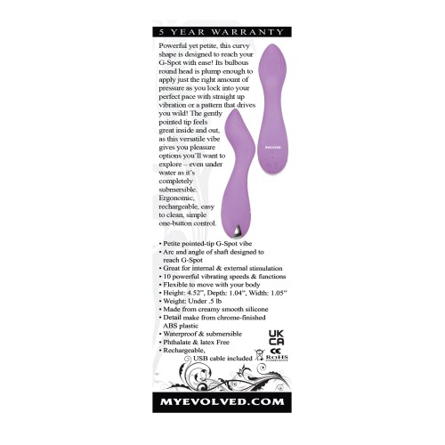 Evolved Lilac G Petite G Spot Vibe