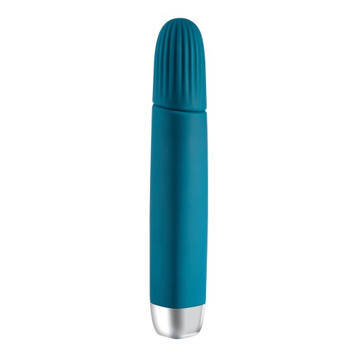 Vibrador Super Slim Evolved Teal - 12 Velocidades