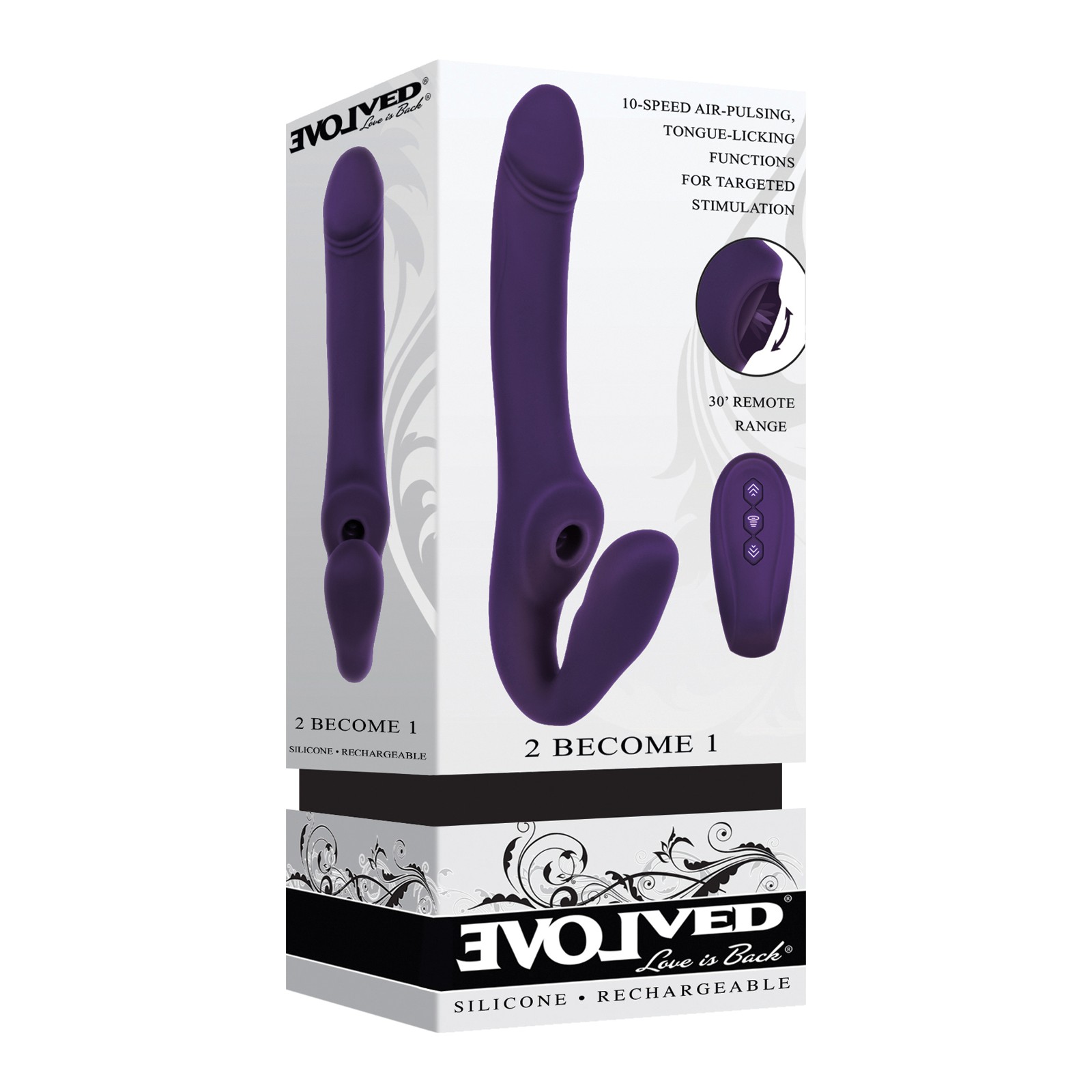 Strap-On Sin Cintura Evolved 2 Become 1 - Morado