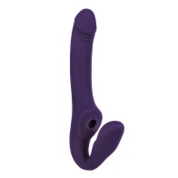 Evolved 2 Become 1 Strapless Strap On - Purple