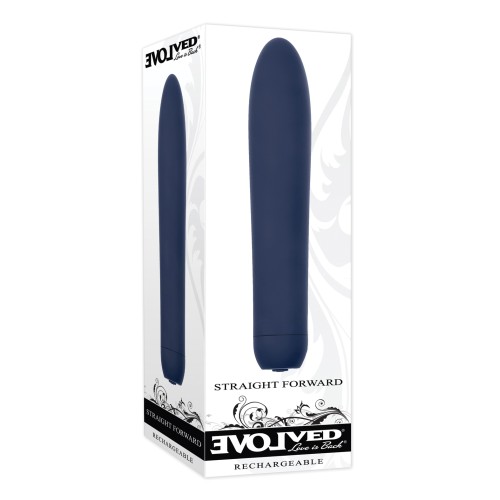 Vibrador Evolved Straight Forward Azul