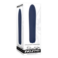 Evolved Straight Forward Vibrator Blue