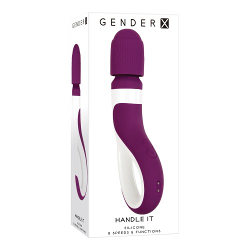 Vibrador Gender X Handle It - Púrpura/Blanco