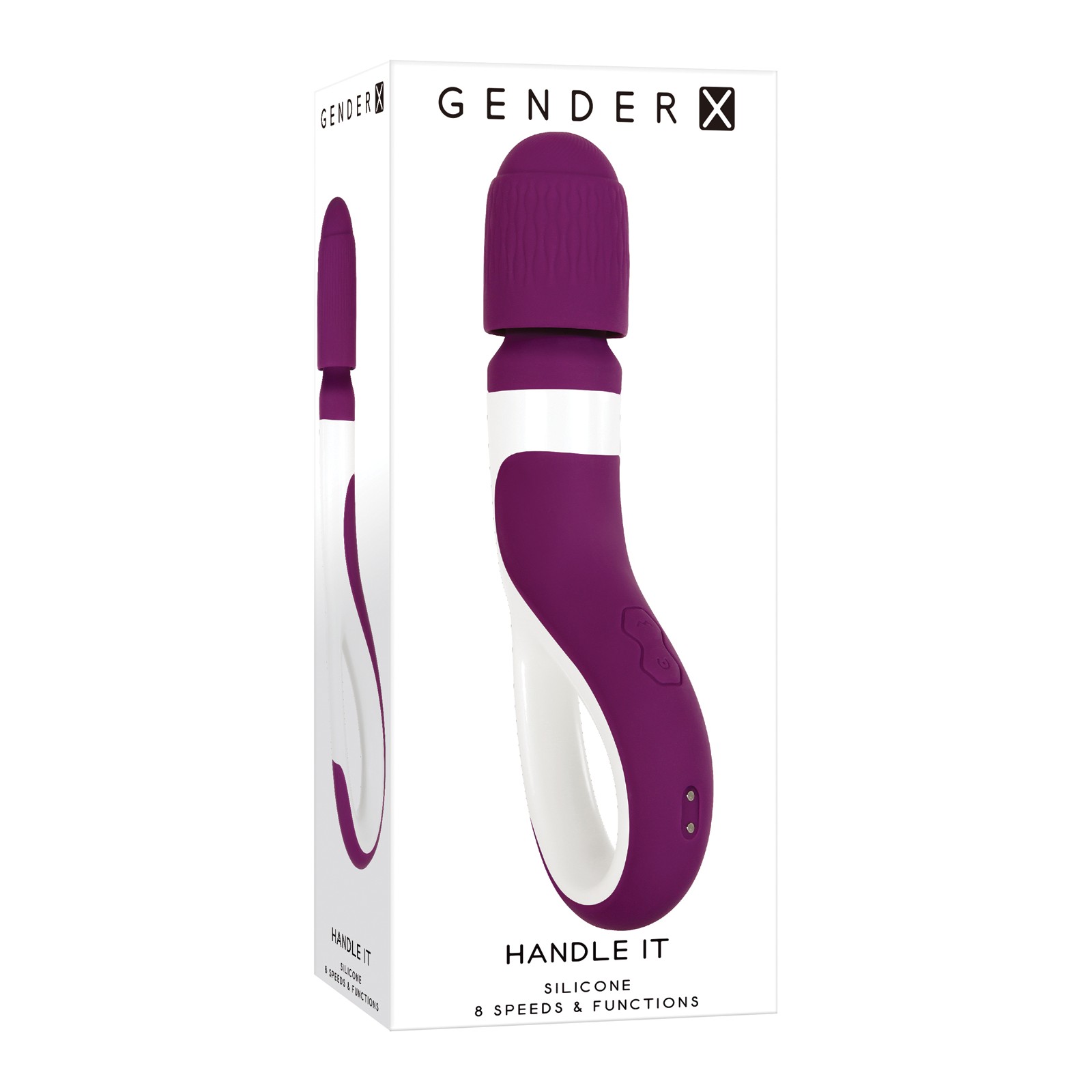 Vibrador Gender X Handle It - Púrpura/Blanco