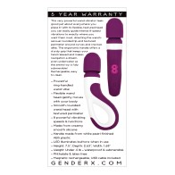 Vibrador Gender X Handle It - Púrpura/Blanco