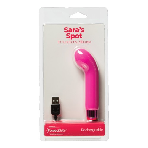 Sara's Spot Rechargeable Bullet for intense pleasure