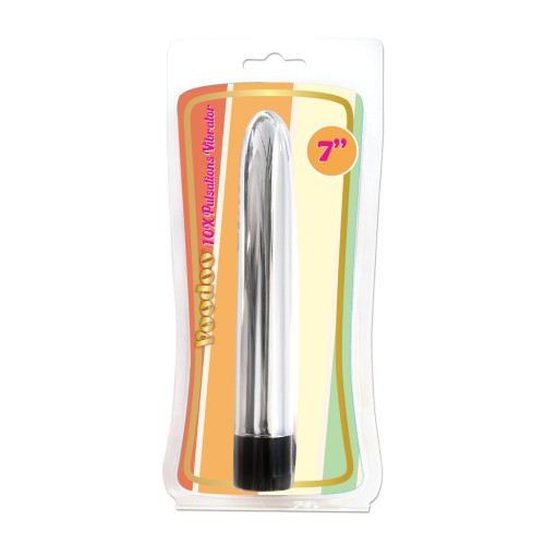 Voodoo Classic Silver Multi-Speed Vibrator for Intense Pleasure