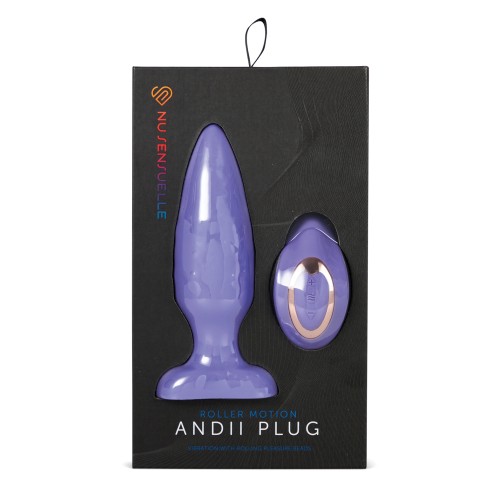 Nu Sensuelle Andii Butt Plug - Ultra Violet