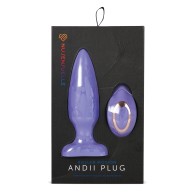 Nu Sensuelle Andii Butt Plug - Ultra Violet