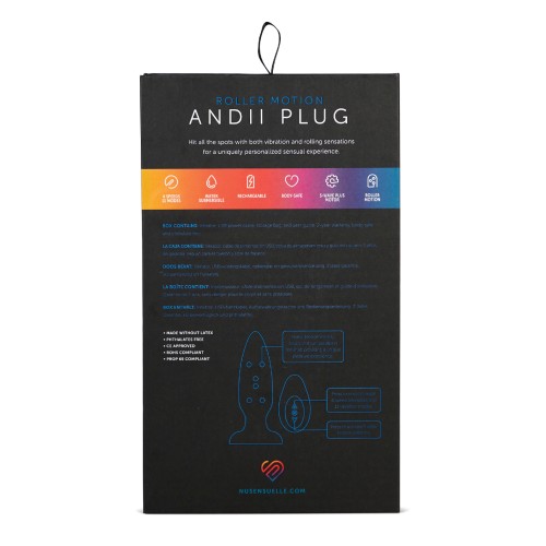 Nu Sensuelle Andii Butt Plug - Ultra Violet