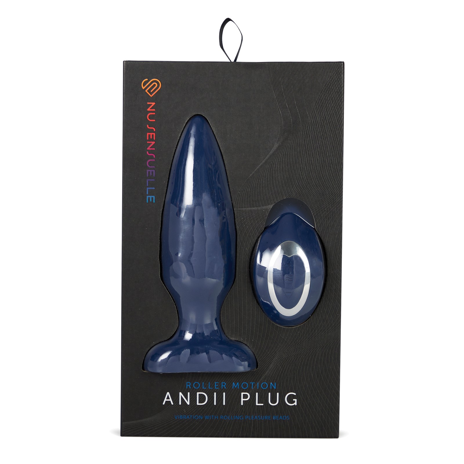 Nu Sensuelle Andii Vertical Roller Motion Butt Plug Navy