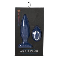 Nu Sensuelle Andii Vertical Roller Motion Butt Plug Navy