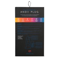 Nu Sensuelle Andii Vertical Roller Motion Butt Plug Navy