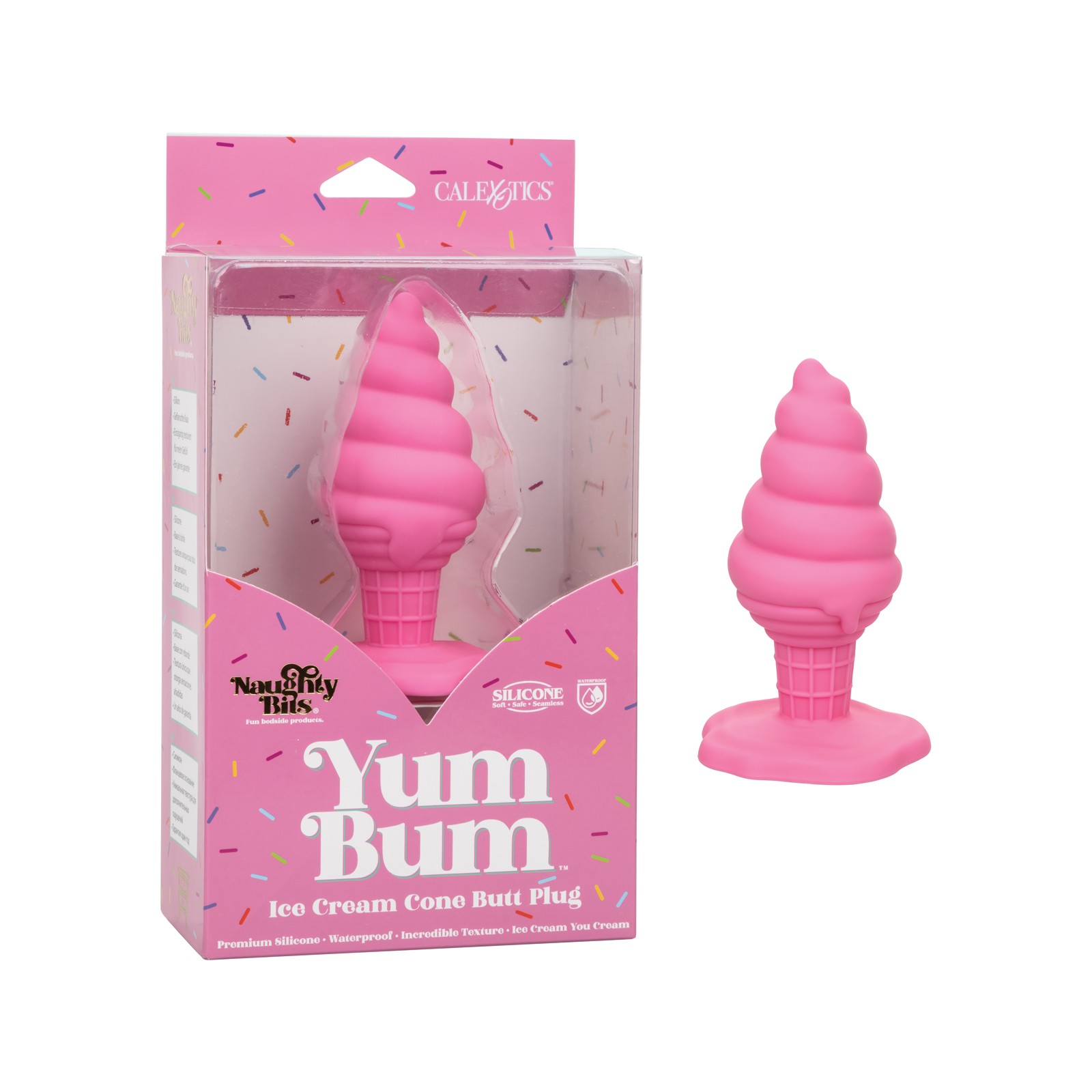 Naughty Bits Ice Cream Cone Butt Plug - Fun and Playful