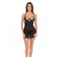 Rene Rofe New in Town Chemise & G-String Set