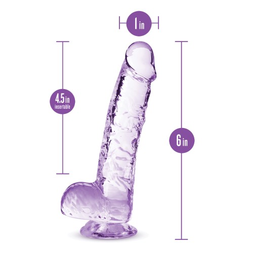 Blush Naturally Yours 6 Inch Dildo Amethyst