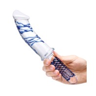 Glas 11" Dual Ended Glass Dildo w/Handle