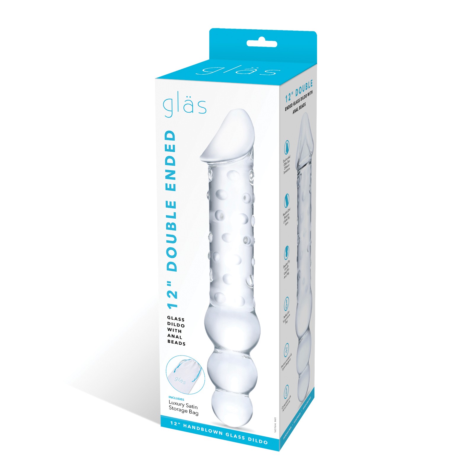 Glas Double Ended Glass Dildo for Versatile Pleasure