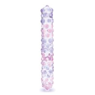 Dildo de Cristal Nubby de 9" para Estimulación Intensa