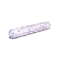 Dildo de Cristal Nubby de 9" para Estimulación Intensa