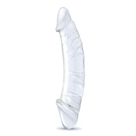 Dildo Doble de Vidrio de 10.5" - Transparente