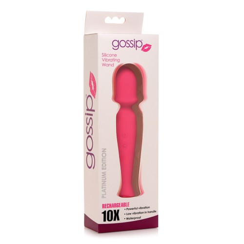 Curve Toys Gossip Silicone Wand 10x Magenta