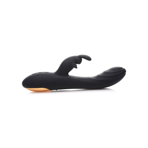 Curve Toys Power Bunnies Cuddles Rabbit Vibrator - Black