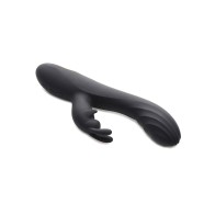 Curve Toys Power Bunnies Cuddles Rabbit Vibrator - Black