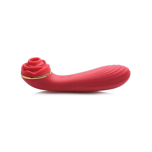 Inmi Bloomgasm Passion Petals Rose Red 10X Suction Vibrator