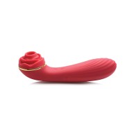 Inmi Bloomgasm Passion Petals Rose Red 10X Suction Vibrator