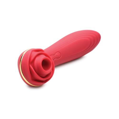 Inmi Bloomgasm Passion Petals Rose Red 10X Suction Vibrator