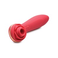 Inmi Bloomgasm Passion Petals Rose Red 10X Suction Vibrator