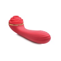 Inmi Bloomgasm Passion Petals Rose Red 10X Suction Vibrator