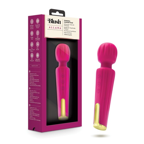 Vibrador de Varita Velvet Blush Allana para Placer Sensacional