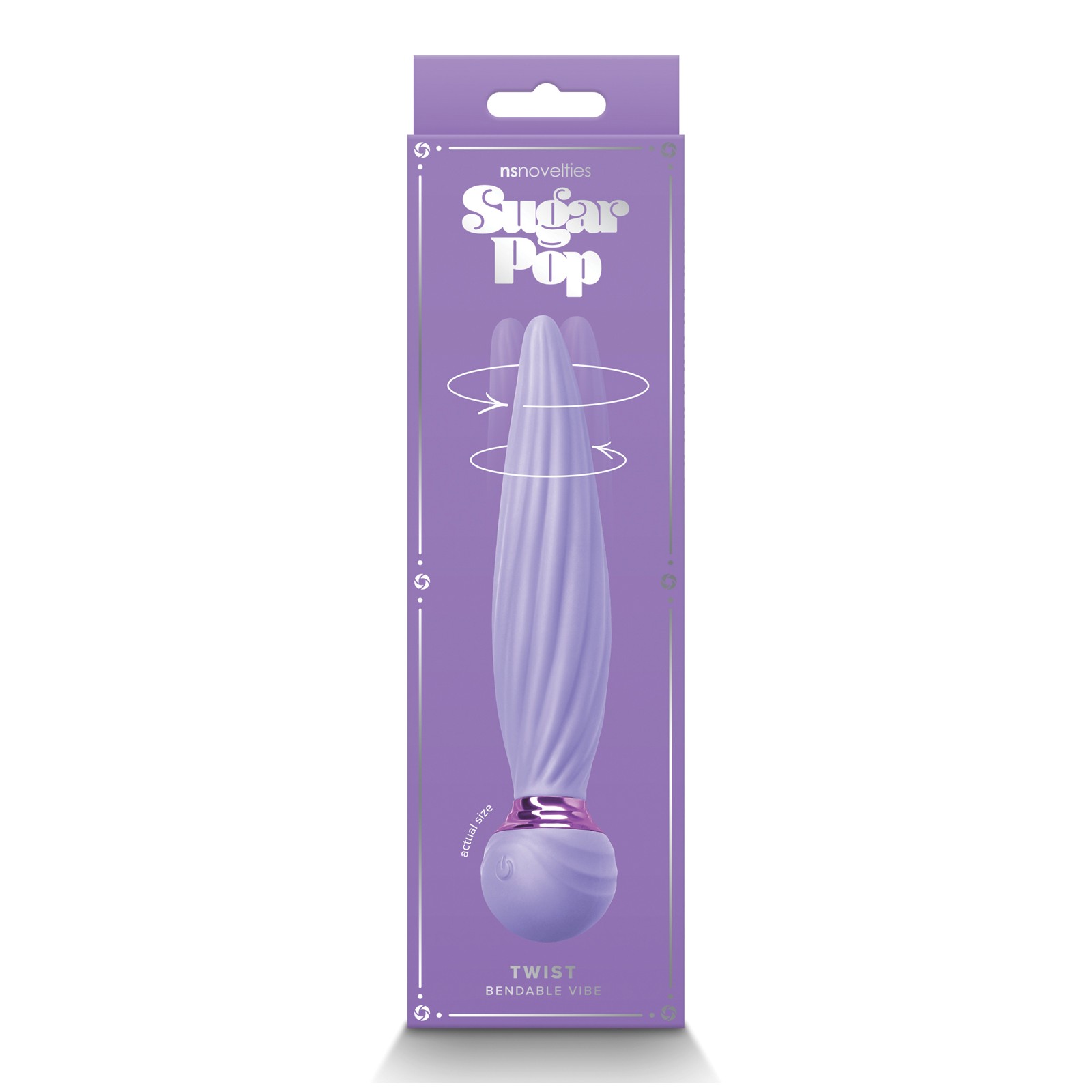 Bendable Vibrator Sugar Pop Twist Purple