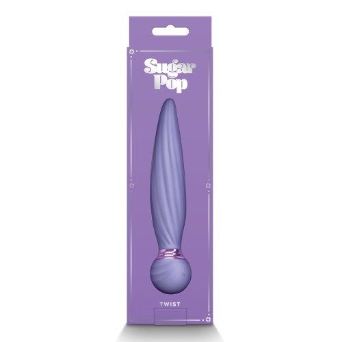 Bendable Vibrator Sugar Pop Twist Purple