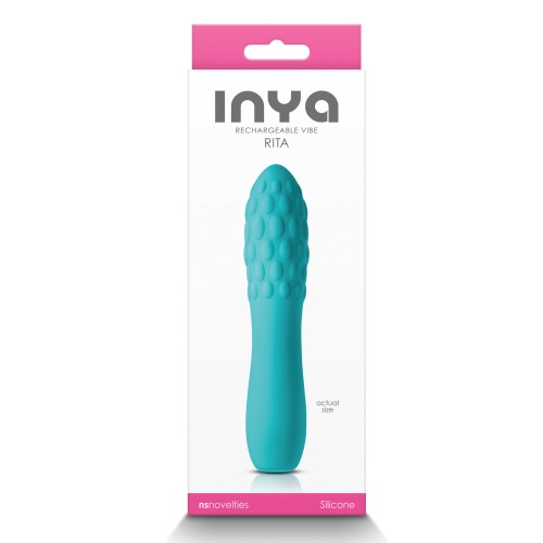 INYA Rita Vibrador Recargable - Verde Acuático